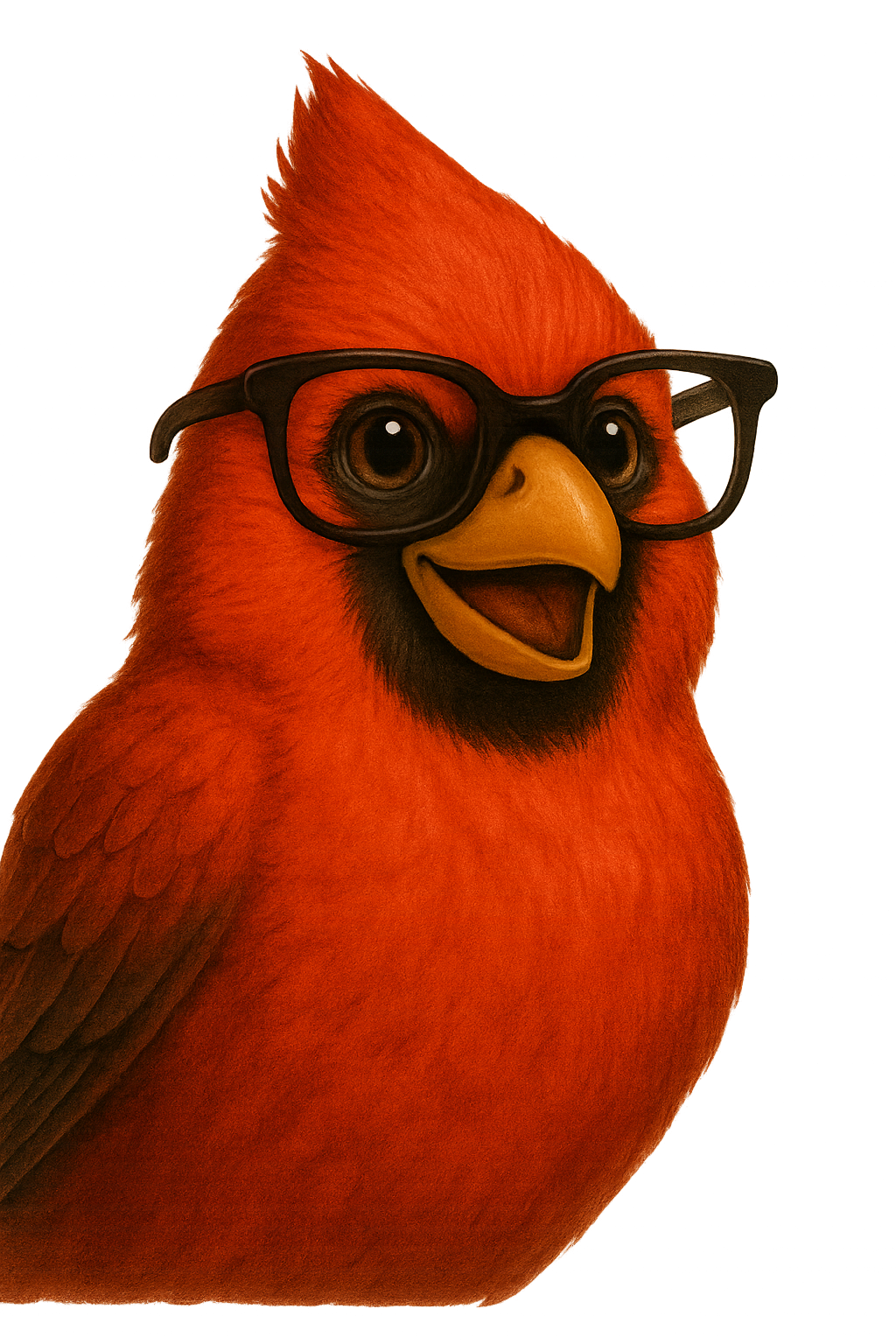 Mascot happy